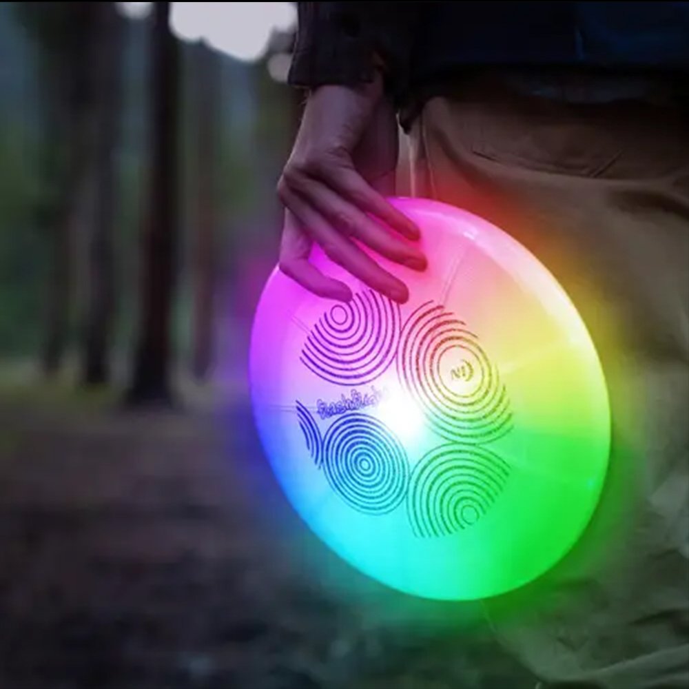 LED Glowing Frisbeed Brand New High Quality Outdoor Sport Rechargeable Light-up Disc Waterproof Flying Disc