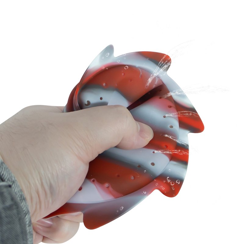Hot Selling Watering Frisbeed For Kids Silicone Flying Discs Colorful Disk Flyer Toy for Children