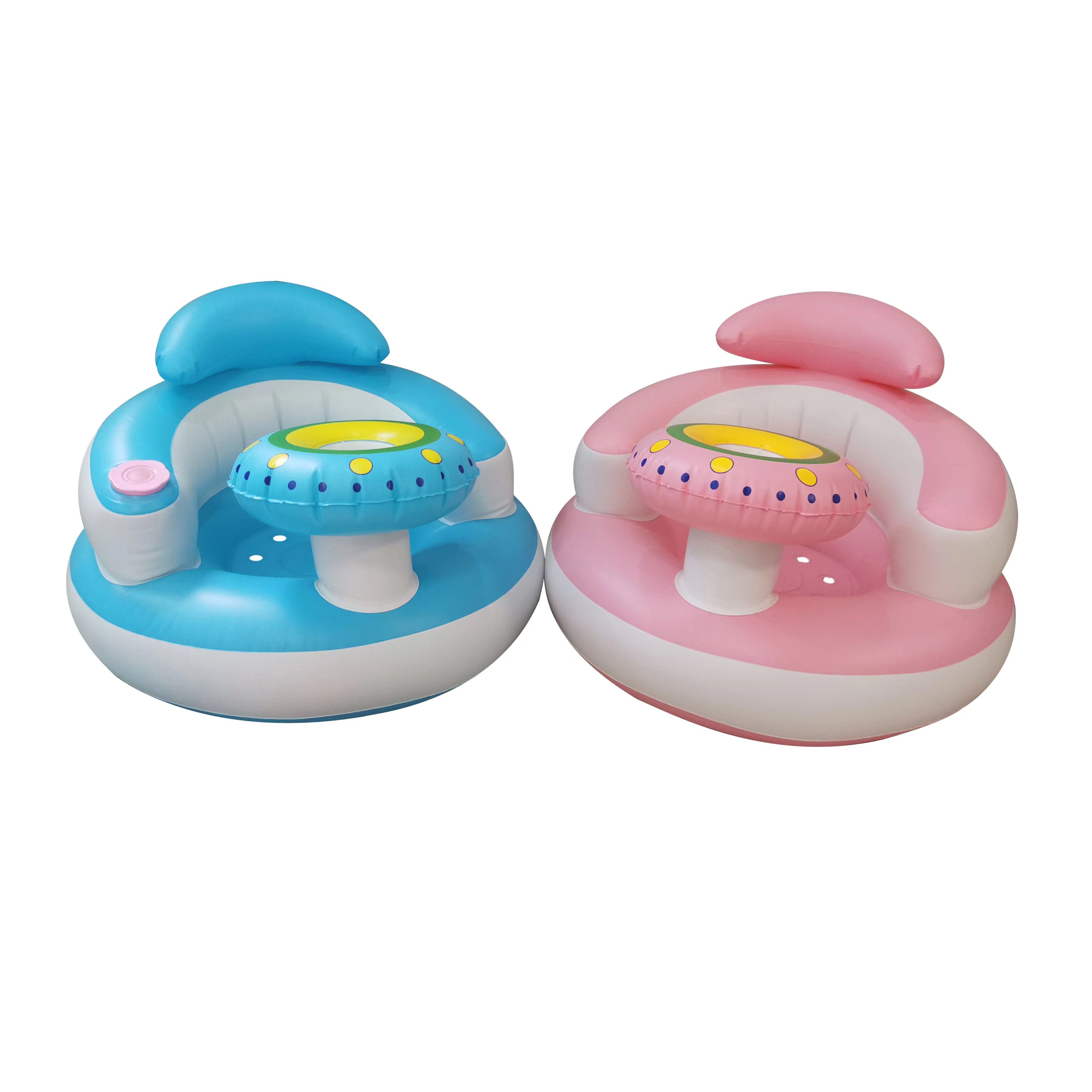 Inflatable Sofa Child Training Seat Inflatable Baby Sofa Portable Living Room Baby Customized Logo Modern Soft Kids Sofa