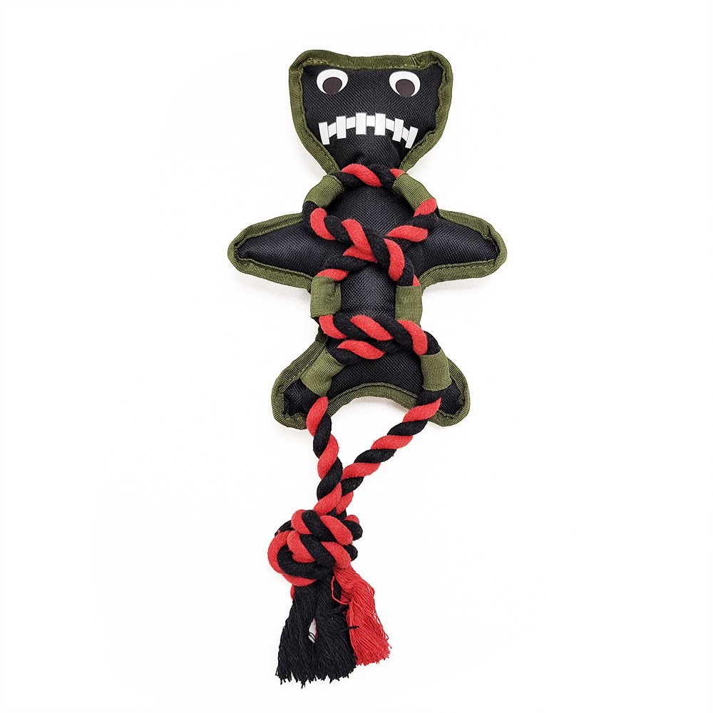 Durable Dog Chew Toys Halloween Cotton Rope Tug of War Fetching Disc Pet Teething Rope toys