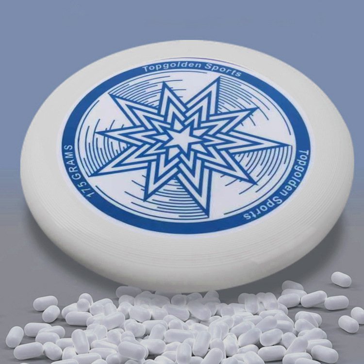 175g Frisbeed Flying Disc Soft Plastic Pet Golf Dog Toy Custom UV Printing Flying Saucer Disc Frisbeed for Training Flying Game