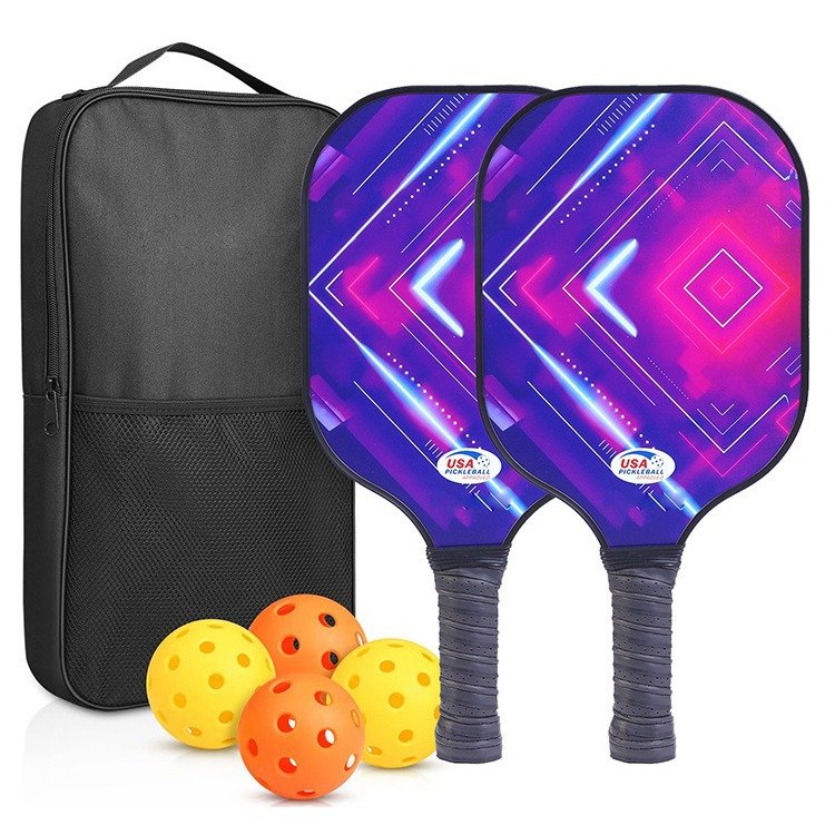 Wholesale Stock USAPA Approved T700 3K 12K Carbon Fiber Pickleball Paddles Pickleball Rackets For Men Women Kids Adults