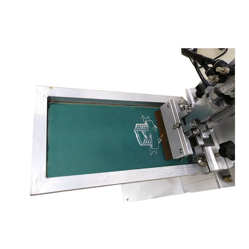 ECO Factory Price Small Desktop Electric Frisbee Silk Screen Printing Machine for shoes insoles printing