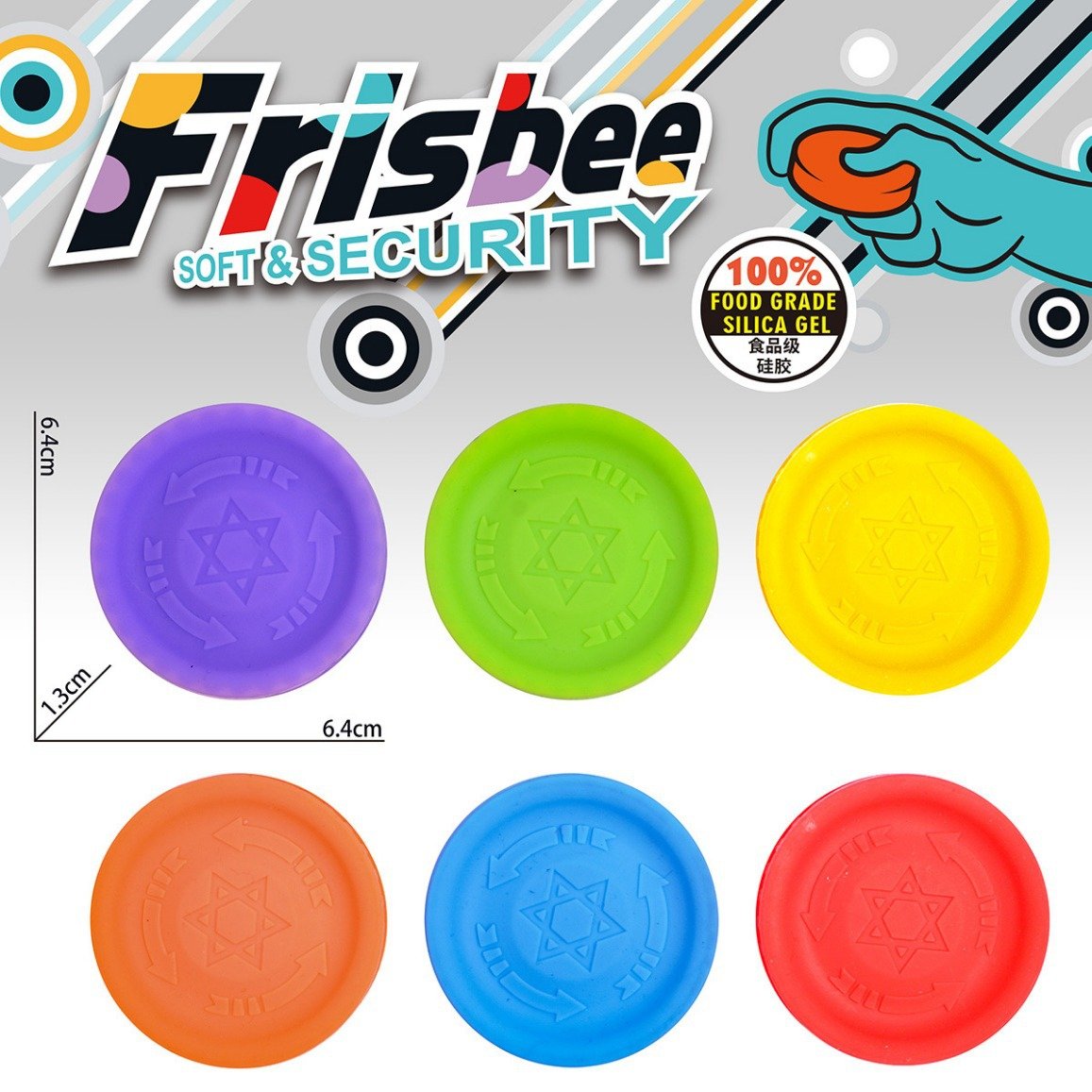 Kids Toy Professional Ultimate Soft Food Grade Frisbeed Disc Team Sport Toys For Adults Outdoor Game Flying Disc
