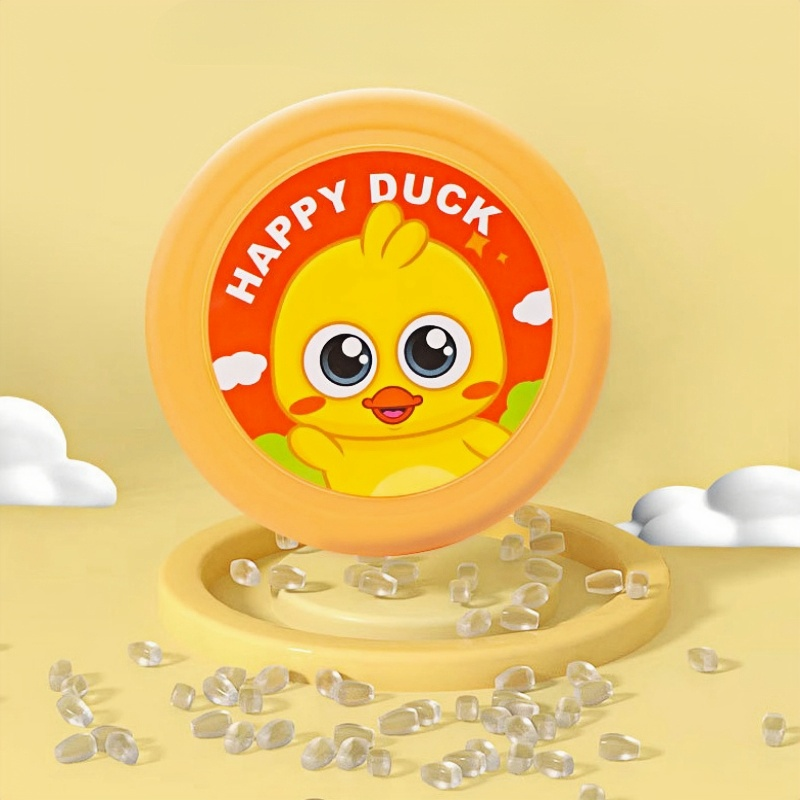 Factory custom logo colorful mini flying disc cartoon printing kids soft pu frisbee for reflexes exercise