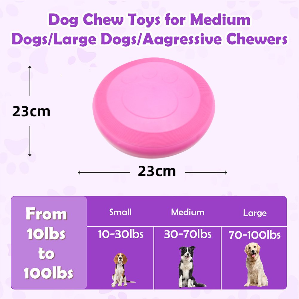 Customized Logo Pet Interactive & Movement Toys Training Flying Disc Interactive Pet Dog Toys