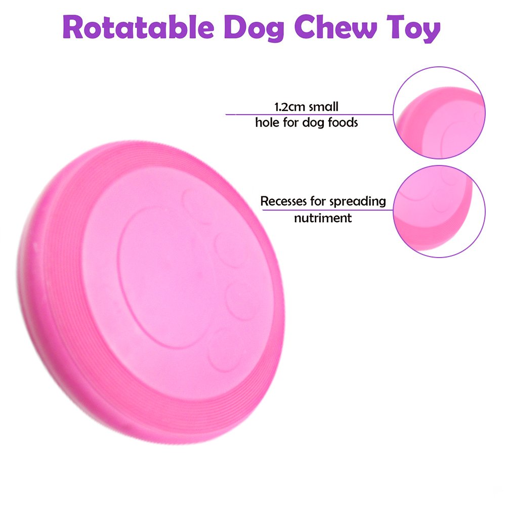Customized Logo Pet Interactive & Movement Toys Training Flying Disc Interactive Pet Dog Toys