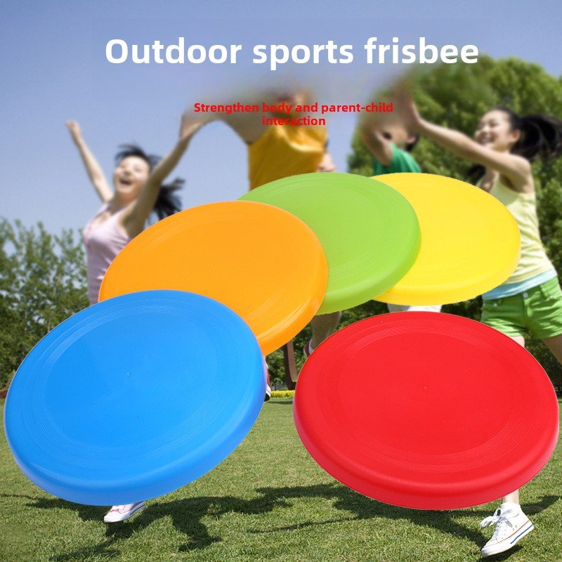 Manufacturer-Produced 22cm Plastic Flying Saucer Frisbee for Kids and Pets Printed Beach Sports & Entertainment Toy