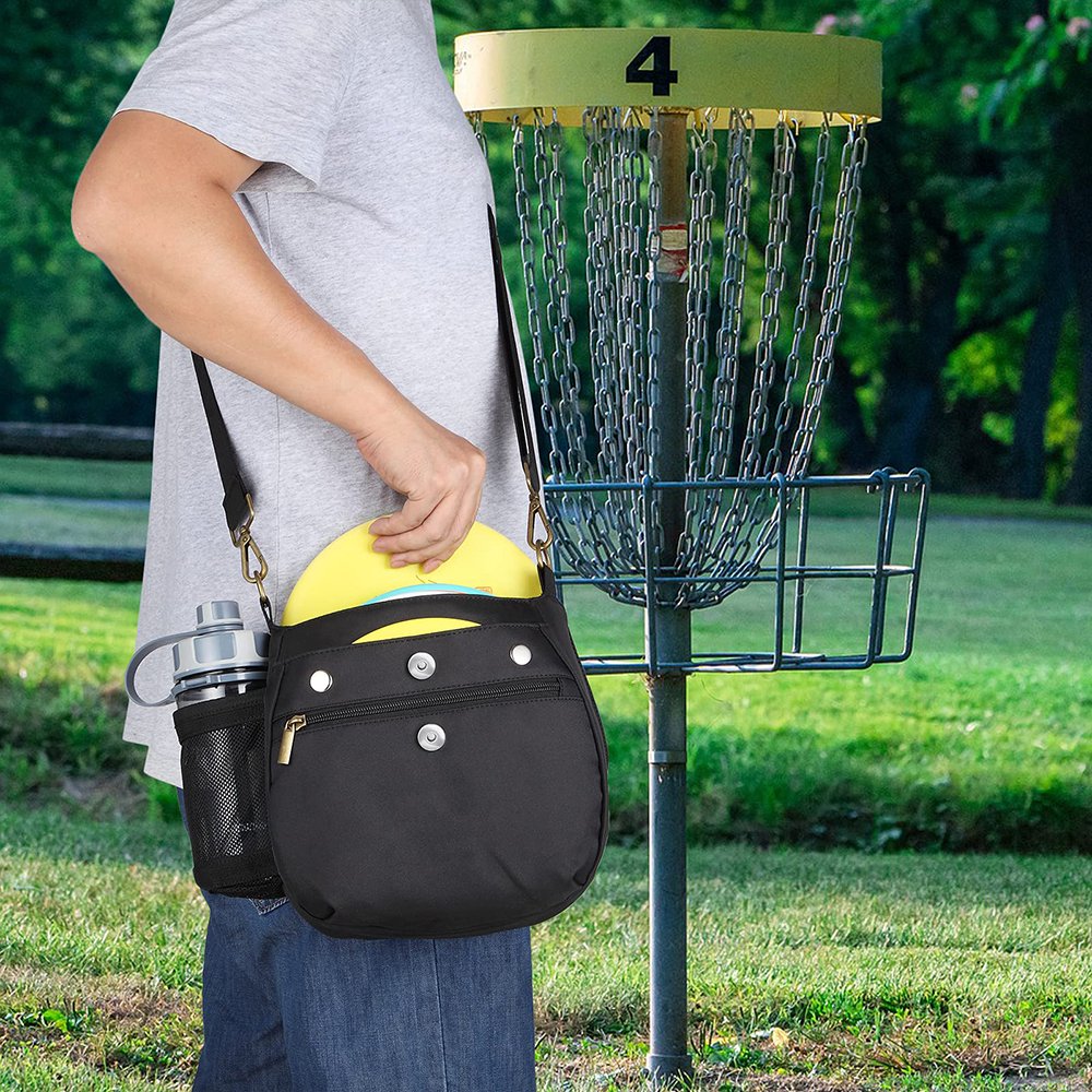 Custom Outdoor Small Frisbee Starter Set Storage Pack Waterproof Frisbee Grip Bolsa de golf de disco Golf Disc Sling Bag