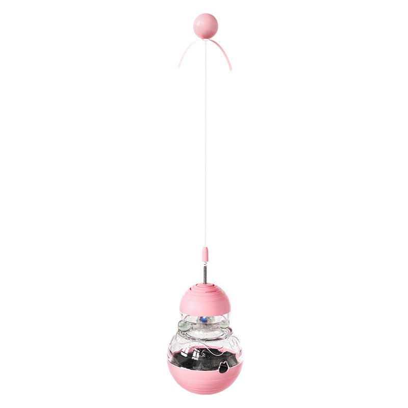 Cat accessories Teaser Stick Toy Durable Cat Chew Toy With Bell And Dry Food Dispenser For Cat Interactive nip toy