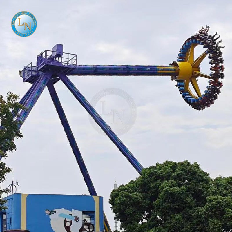 360 Degree Rides Theme Park Thrill Amusement Equipment Outdoor Playground Pendulum Frisbee Ride for Sale