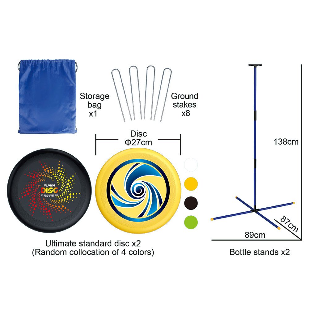 Outdoor Sports Toys Disc Target Game 2 Pieces Flying Discs Frisbeed Set Throwing Game Set for Boys and Girls