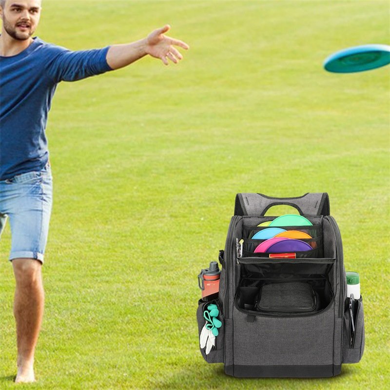 Large Capacity Frisby Golf Disc Bags Lightweight Durable Waterproof Storage Backpack for 20+ Discs with Cooler Bag