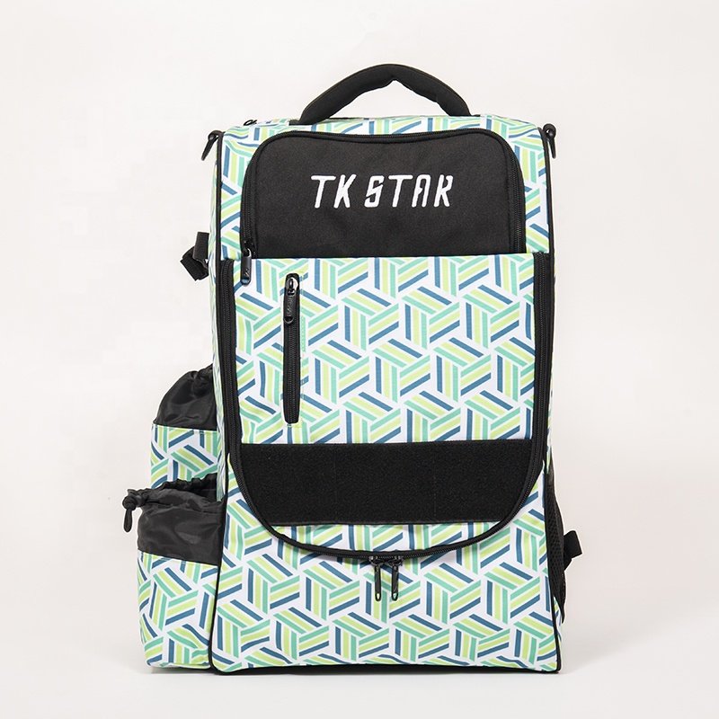 Luxury Disc Golf Hydration Bag With Wet Dry Side Water Bottle Pocket For Men Women Tournament Golf Grip Equipment Carrier