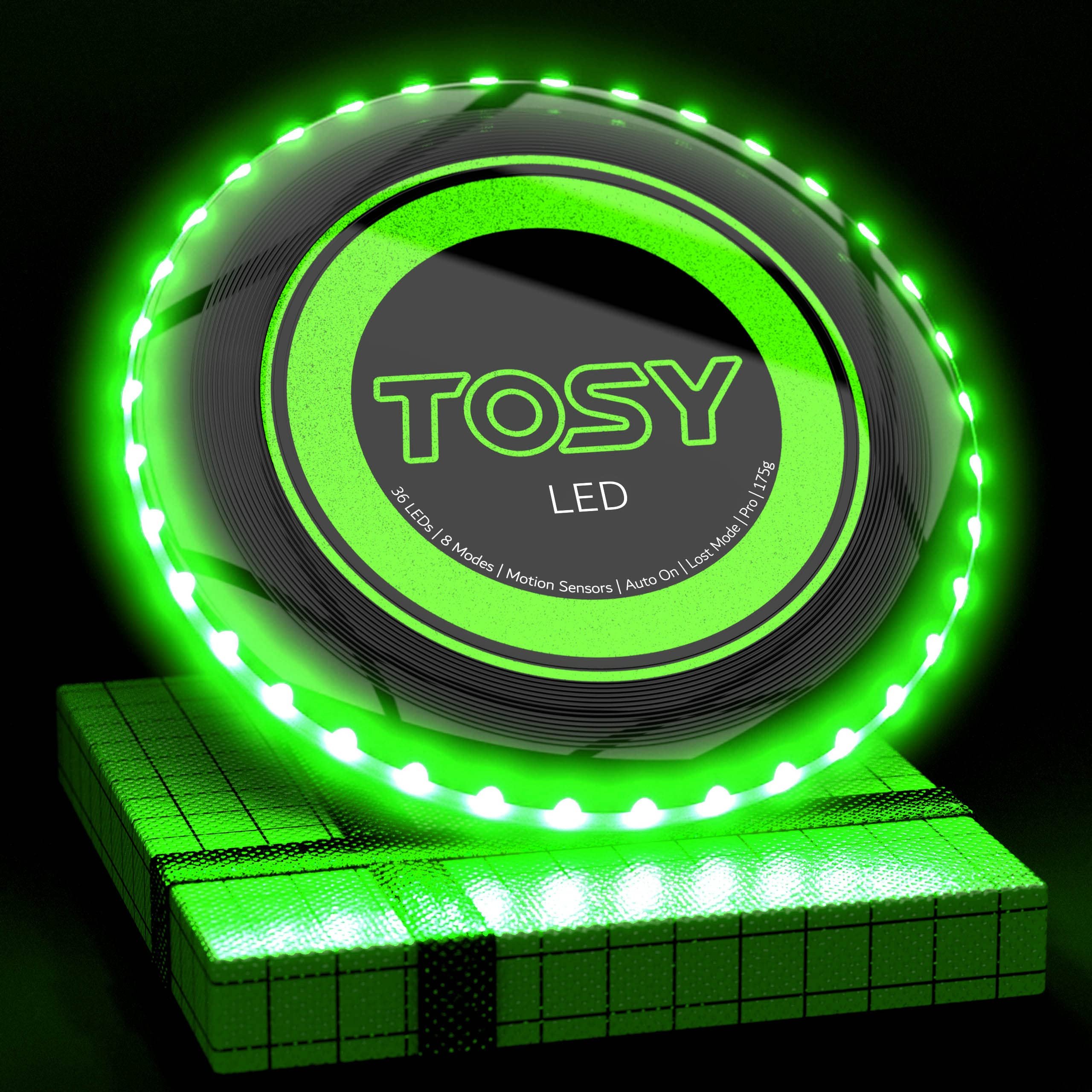 Custom Ultimate Frisbeed Outdoor Sports 175g frisbeed Rechargeable Birthday Gift Camping led Frisbeed
