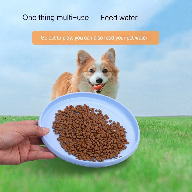 Custom wholesale pet toys Bite Resistant Soft Frisbee Training Dog Frisbee Outdoor sports 11 20 23cm interactive dog toys
