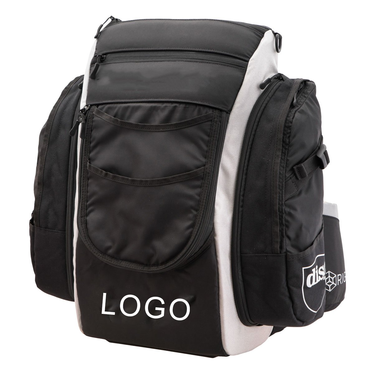 High Quality Custom LOGO Expandable Frisbee Disc Golf Bag Large size Disc Golf Backpack grip