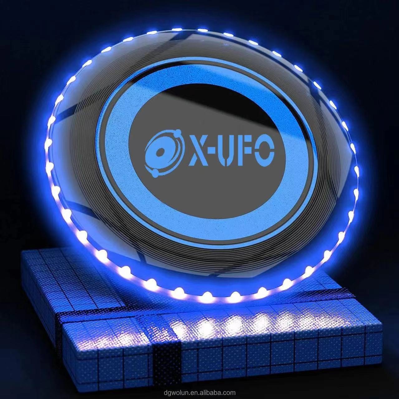 Flying Disc 16 Million Color RGB or 36 or 360 LED Extremely Bright Smart Modes Auto Light Up Rechargeable Cool Fun 175g frisbee