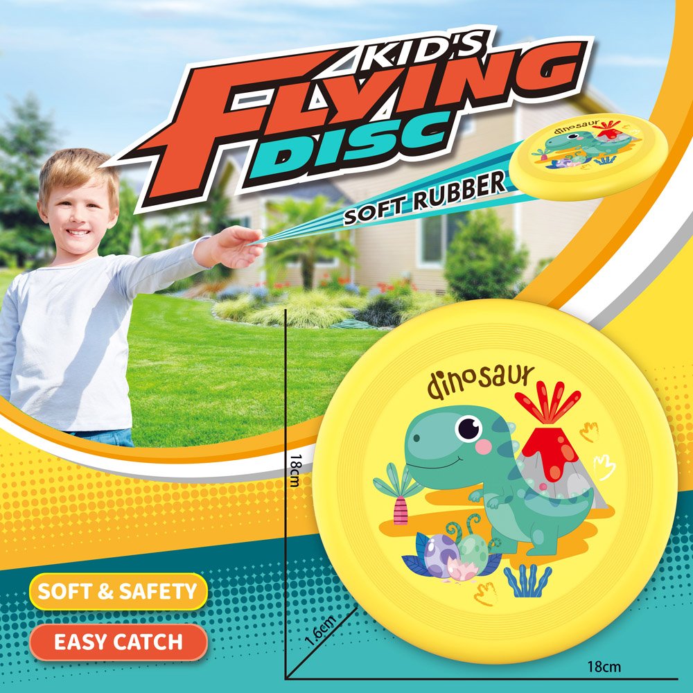 18CM Frisbeed Sport Toy With Cartoon Design Outdoor Toy Customization Flying Discs Outdoor Sport Toys Game