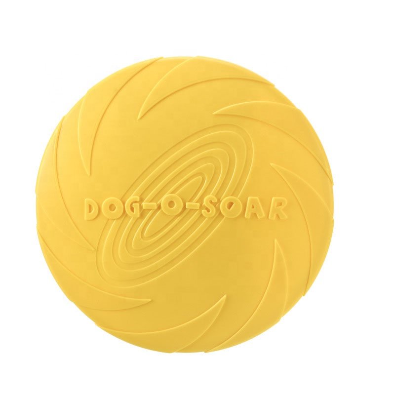 Interactive Silicone Pet Frisbee Small Bite-Resistant Floatable Dog and Cat Training Toy for Play