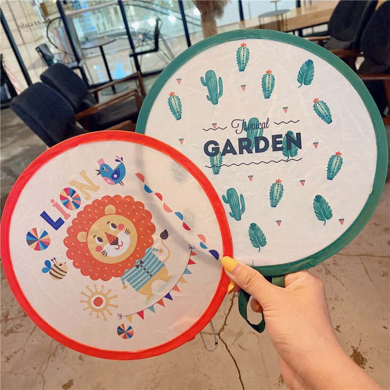 Custom Collapsible Frisbeed Foldable Flying Handheld Fan Fold Up Nylon Flyer Folding Disc with