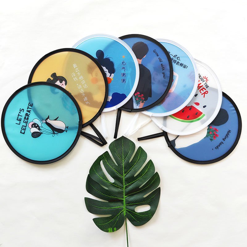 Custom Collapsible Frisbeed Foldable Flying Handheld Fan Fold Up Nylon Flyer Folding Disc with