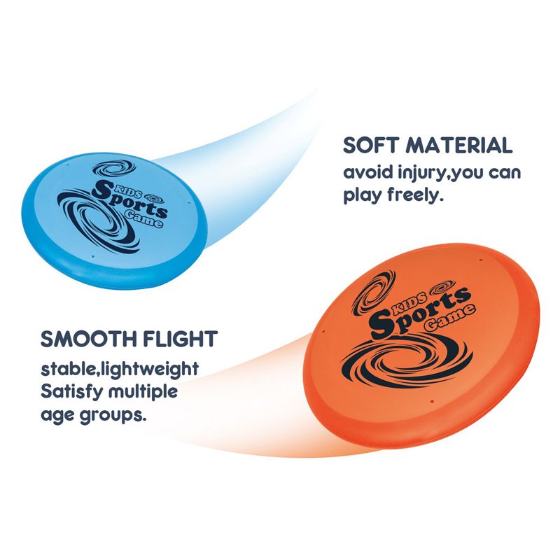 Kids Outdoor Sports Disc Flying Toy Soft Frisbeed Discs Children 20CM Flying Disc