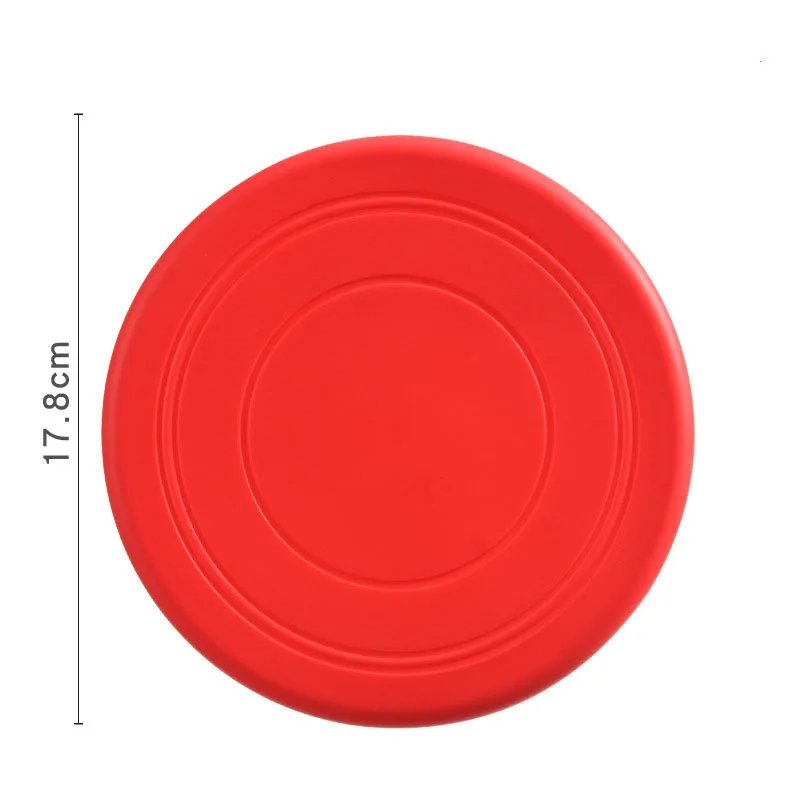 Non-slip Resistant Chew Floatable Silicone Pet Frisbeed Puppy Flying Discs for Dog Training Interactive