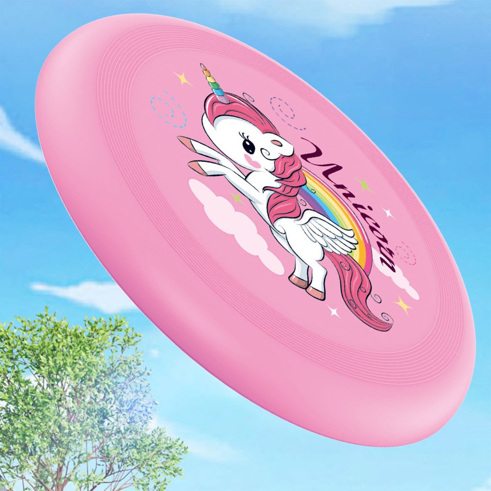 18CM Flying Disc 8 Pieces in 1 Set Soft Summer Garden Outdoor Sport Toy Throwing Toys Cartoon Flying Frisbeed