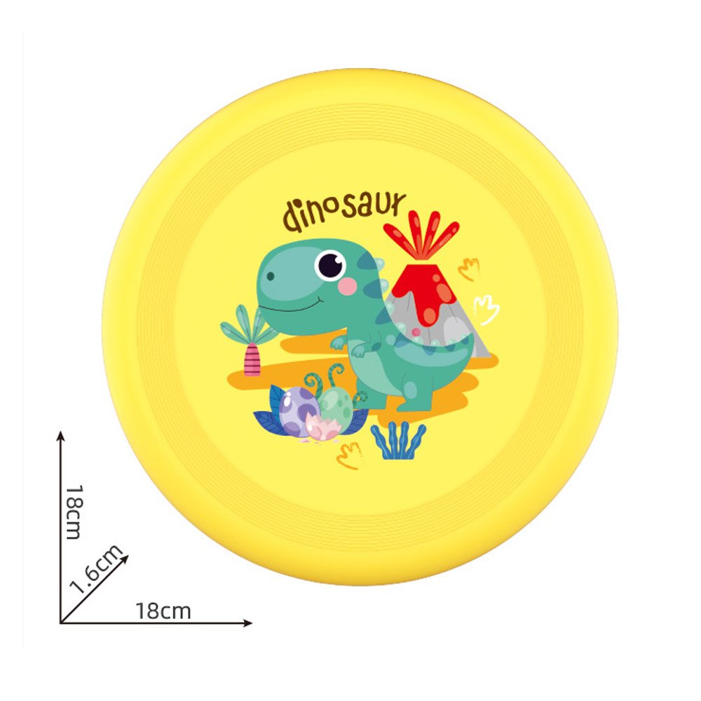 18CM Flying Disc 8 Pieces in 1 Set Soft Summer Garden Outdoor Sport Toy Throwing Toys Cartoon Flying Frisbeed