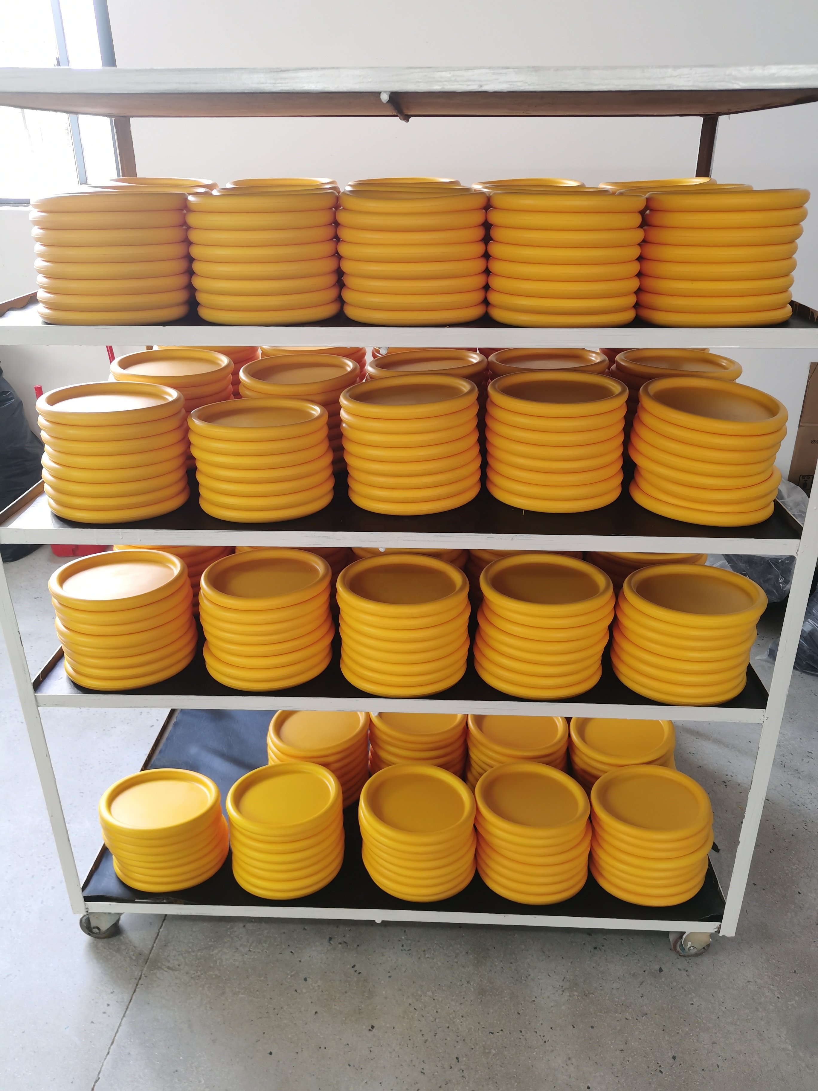 High quality custom polyurethane PU foam high resilience children's educational toys flying disc Frisbee