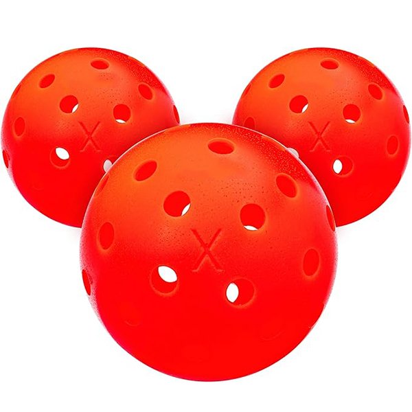 Outdoor Pickleballs TPE elastic injection molded pickle ball customized Colorful usapa approved pickleball For Outdoor Courts