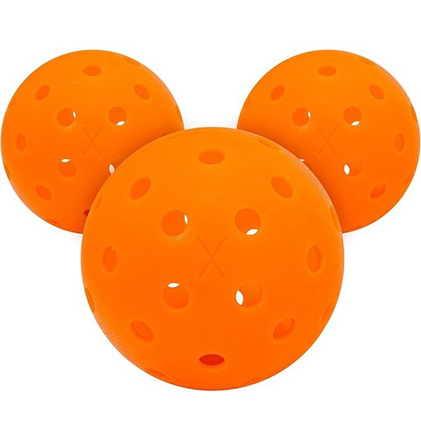 Outdoor Pickleballs TPE elastic injection molded pickle ball customized Colorful usapa approved pickleball For Outdoor Courts