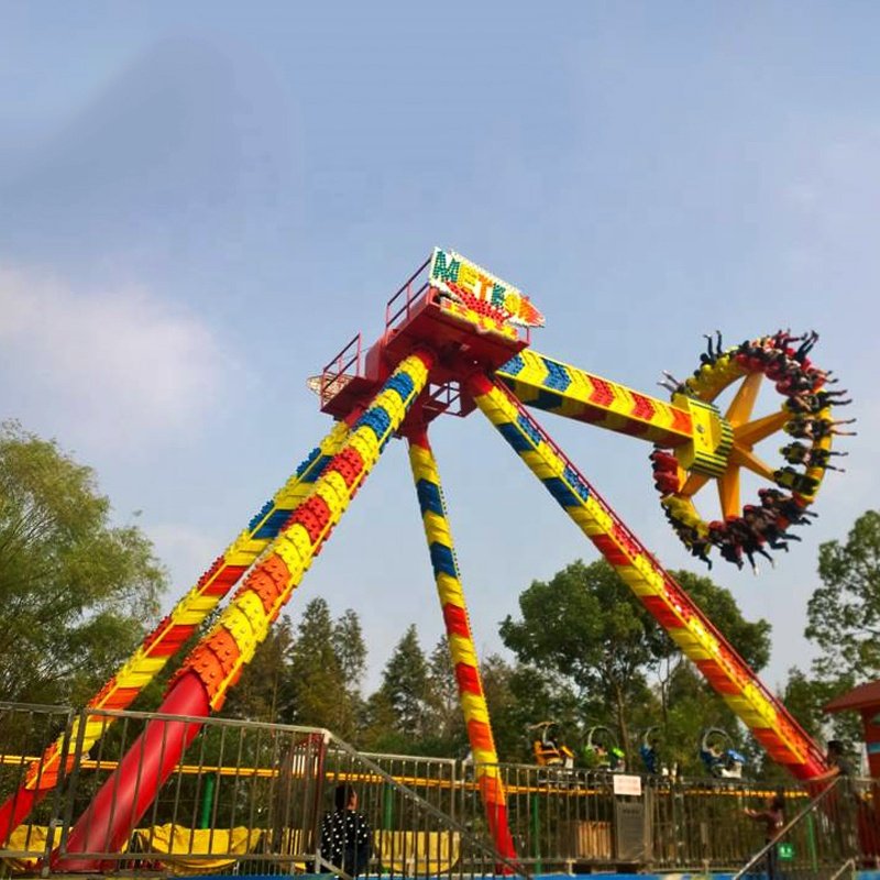 Outdoor Playground Rides Thrilling Swing Amusement Park Rides 23P Giant frisbee Rides For Sale