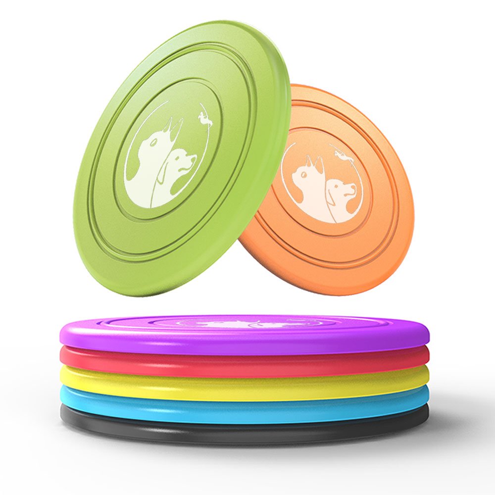 Rainbow Dog Outdoor Toy Frisbee