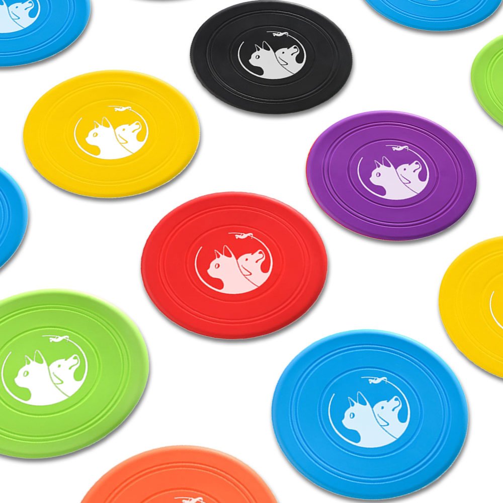 Rainbow Dog Outdoor Toy Frisbee