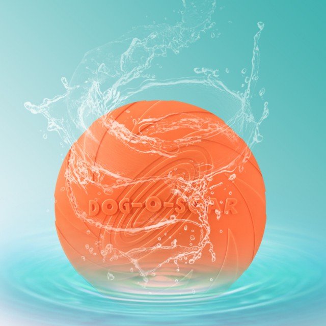 Pet Dog Flying Disk Toy Silicone Material Environmentally Friendly Anti-Chew Dog Puppy Interactive Training Pet Supplies