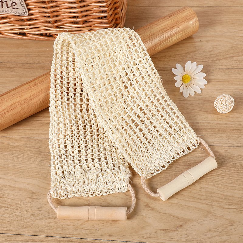 Promotional 3-Piece Spa Bath Gift Set for Beauty Includes Sisal Gloves, Sisal Back Strips and Sisal Frisbee