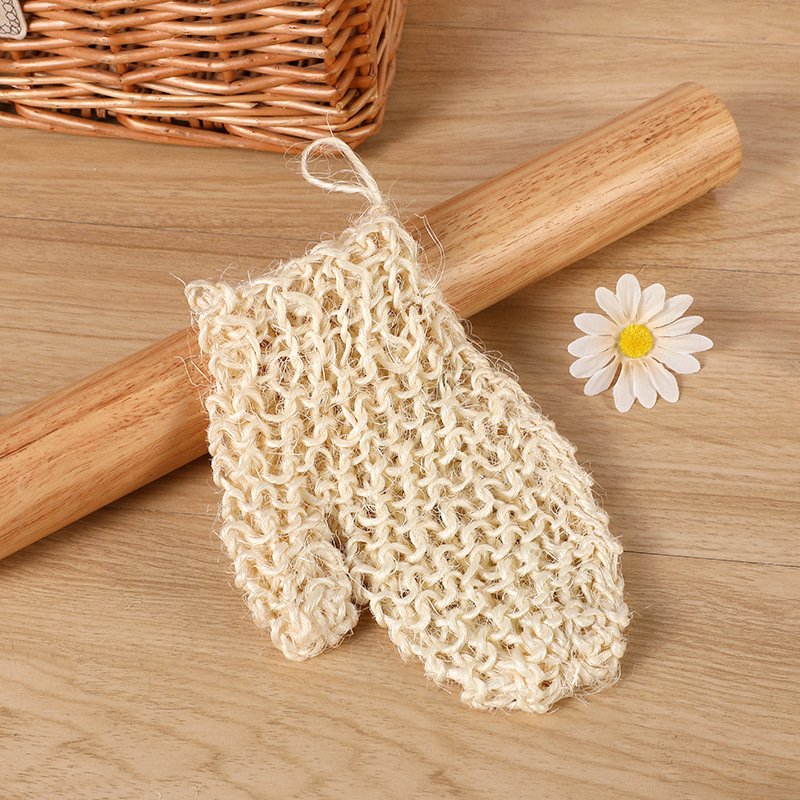 Promotional 3-Piece Spa Bath Gift Set for Beauty Includes Sisal Gloves, Sisal Back Strips and Sisal Frisbee