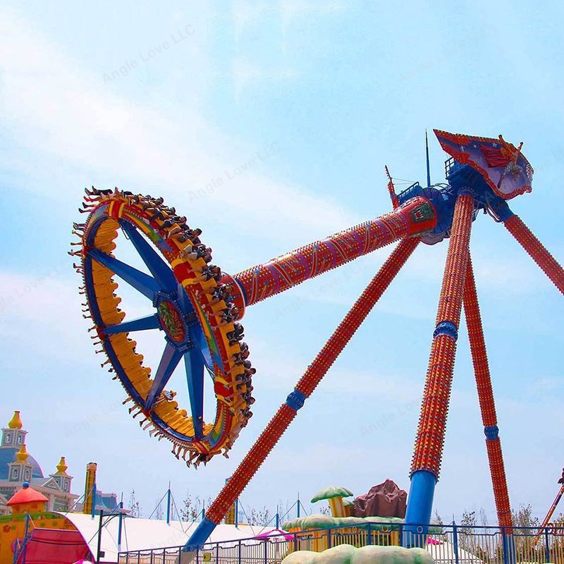 High Quality Amusement Theme Park Thrilling Rides Outdoor Adults Attractive Play Games Fun Big Pendulum Frisbee For Sale