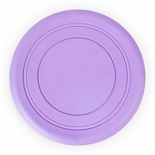 Factory Custom Round Pet Dog Pet Training Chew Toys Bite Resistant Silicone Flying Disk Frisbeed