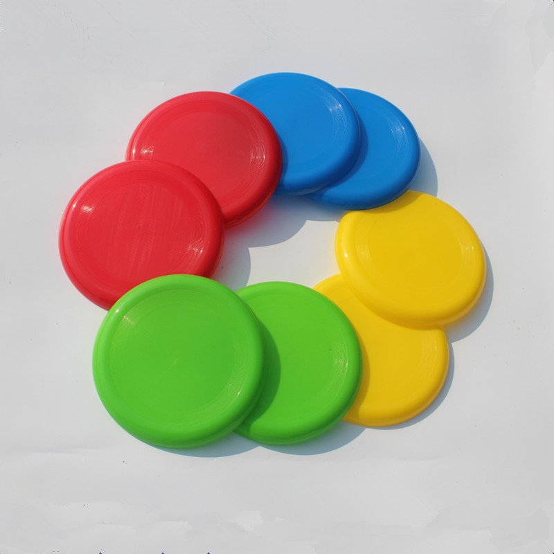 Custom Logo Soft Plastic Frizbee Flying Disc Plastic Pet Golf Dog Flying Saucer Toy for Child Pets Training Flying Game