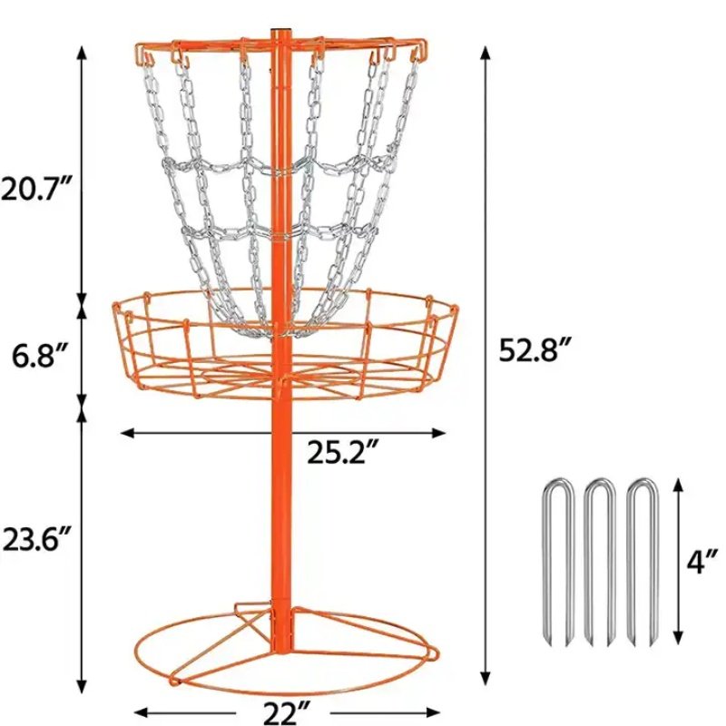 TY-1020H Portable 24-Chain Golf Holder Disc Golf Target Latest Products