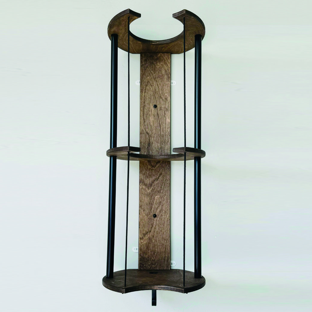 Customizable MVP Disc Station wall mounting type Frisbee display stand rack disc golf wire display rack