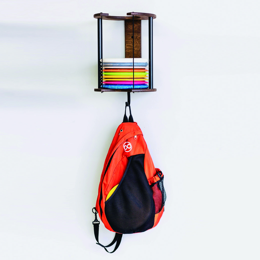 Customizable MVP Disc Station wall mounting type Frisbee display stand rack disc golf wire display rack