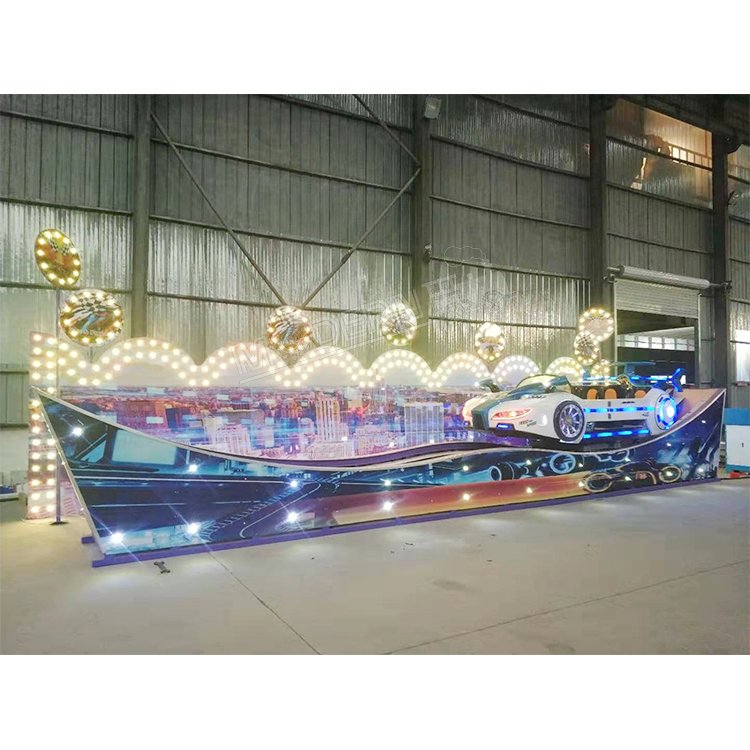ChinaBest Price Indoor Kiddie Amusement Rides Rotating Flying Car Electric Single Track Mini Swing Car