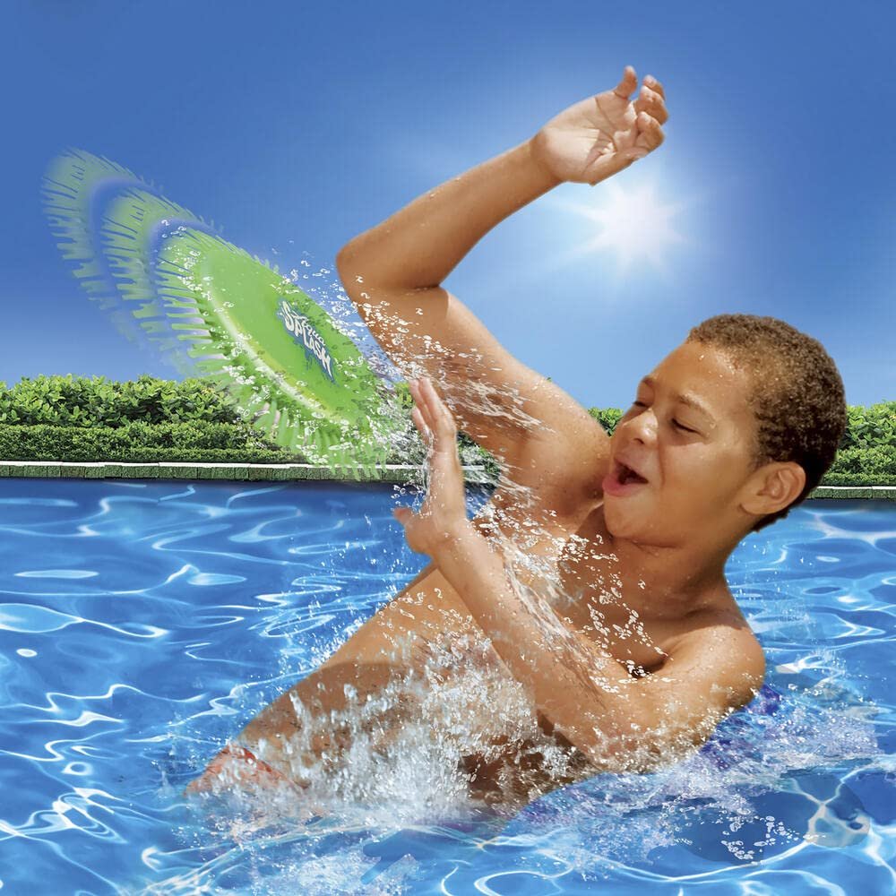 2023 Hot Sales Aqua Saucer Pool Toy Disk Soak It and Throw It Water Frisbeed Toy Beach Swimming Pool Seaside Toys