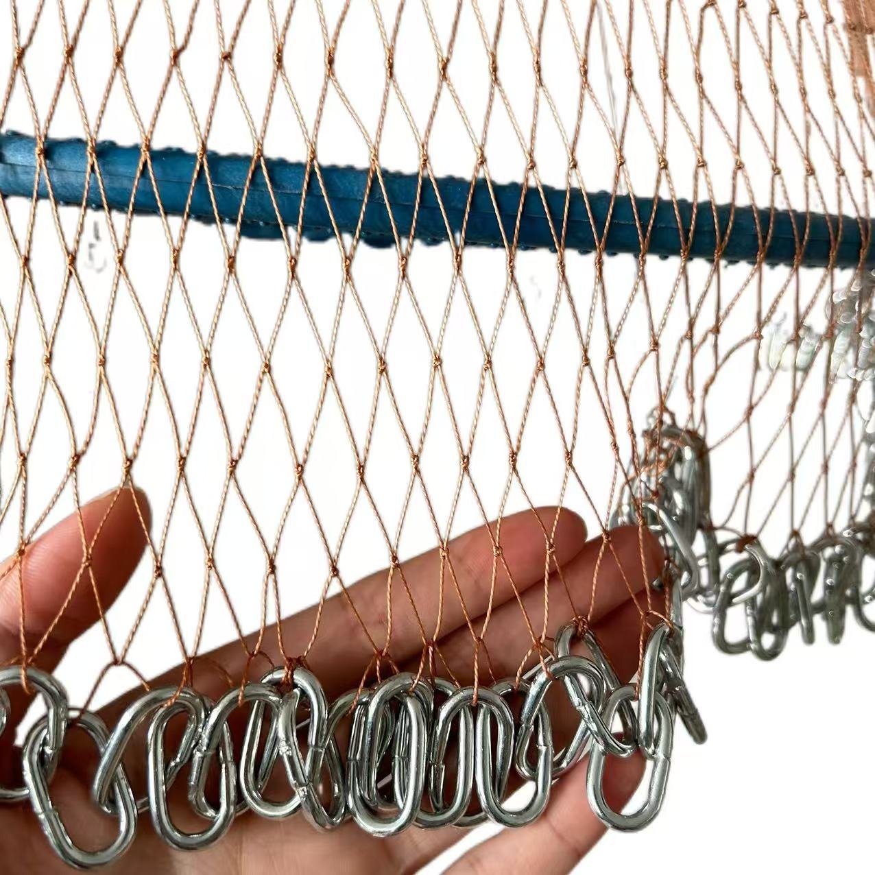 High Quality Tire line Cast Net Size 5ft/6ft/7ft/8ft/10ft Mesh size 3.5cm Fishing Frisbee cast net