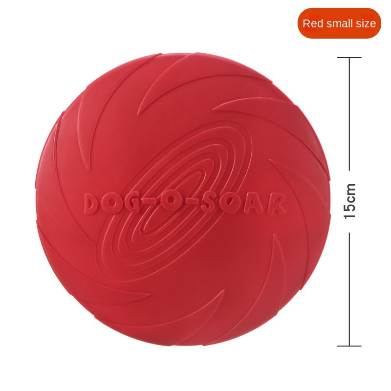 Pet Training Toy Interactive Dog Chew Toys Resistance Bite Soft Rubber Toys Pet Flying Discs Dog Frisbeed