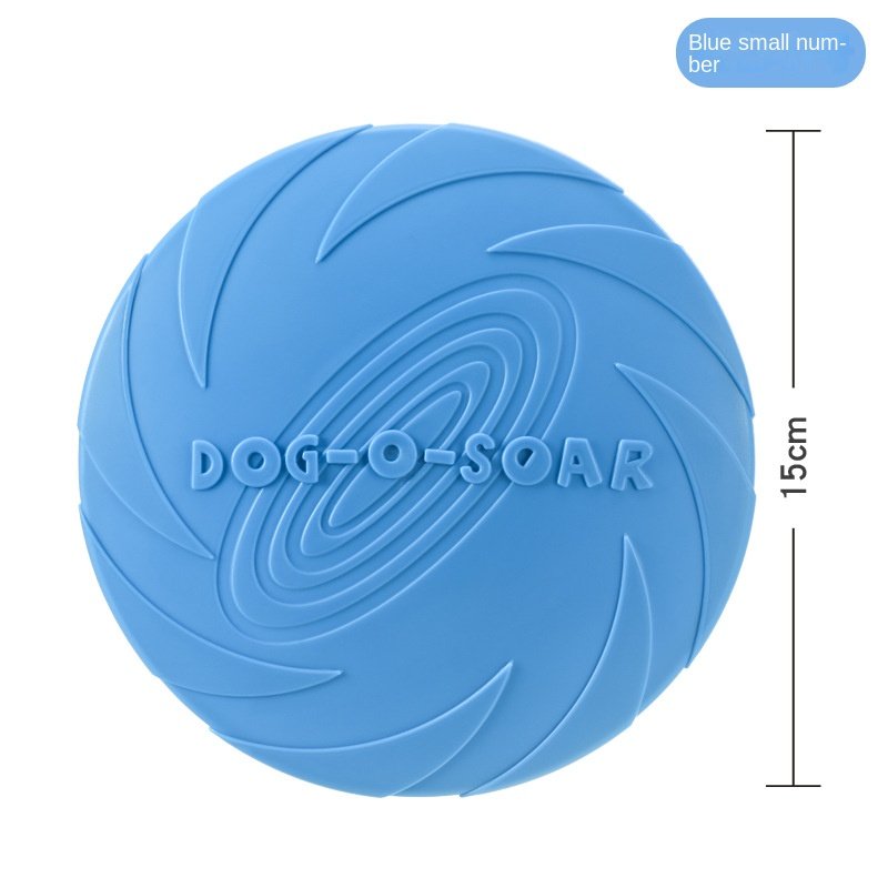 Pet Training Toy Interactive Dog Chew Toys Resistance Bite Soft Rubber Toys Pet Flying Discs Dog Frisbeed